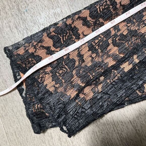 MAJORELLE x Revolve Salinas Black Lace Overlay Halter Jumpsuit, NWT Women’s XS - Picture 7 of 15